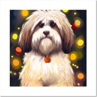 Cute Havanese Drawing Posters and Art